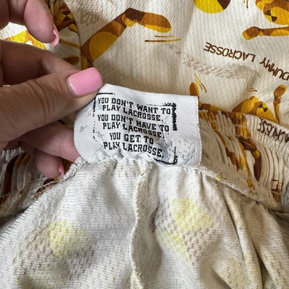 Flow Society Shorts Mens Medium Authentic Lacrosse Gear Crash Test Dummy - Picture 4 of 16